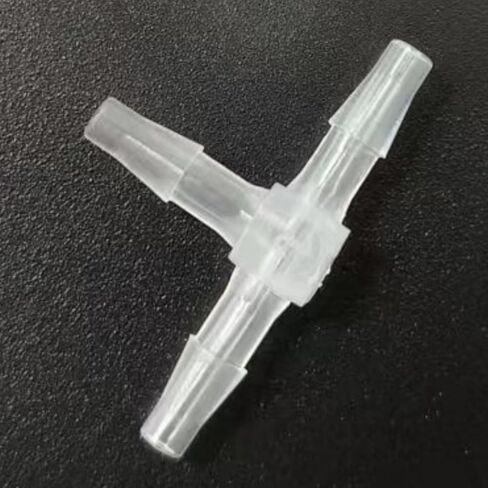 3/32" Plastic Hose Barb Fitting Equal Barbed 3 Way T Shaped Hose Tubing Joint Splicer Mender Adapter Union for Oxygen Tubing Pipe Household Fuel Water Liquid Air 20PCS in Saudi Arabia