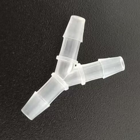 3/32 "خرطوم بارب مناسب على شكل حرف Y متساوي على شكل Y، 3 طرق من البلاستيك، وصلة توصيل مشتركة، محول محول لأنابيب الأكسجين، غاز الوقود المنزلي، حزمة هواء سائلة مكونة من 20 قطعة in Kuwait