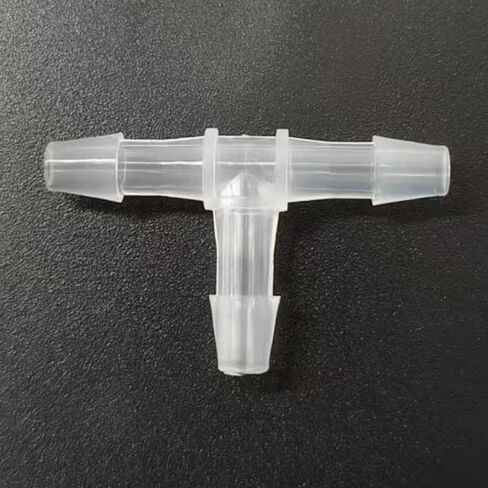 20 قطعة من وصلات خرطوم بارب، 5/32 بوصة من البلاستيك، 3 طرق على شكل حرف T، تركيب شائك لأنابيب خط الهواء، أنابيب أنابيب الأكسجين، الوقود المنزلي، الغاز، الماء in Kuwait