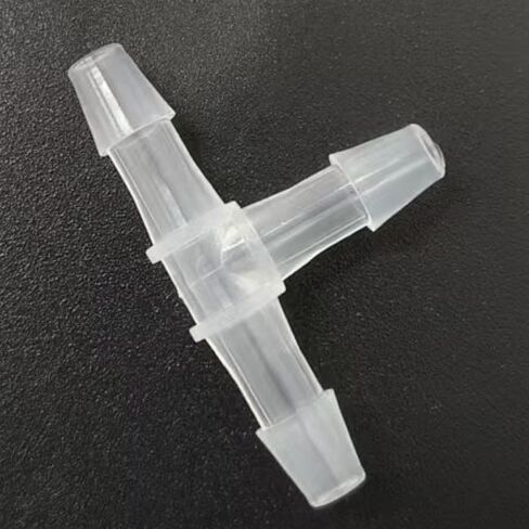 20 قطعة من وصلات خرطوم بارب، 5/32 بوصة من البلاستيك، 3 طرق على شكل حرف T، تركيب شائك لأنابيب خط الهواء، أنابيب أنابيب الأكسجين، الوقود المنزلي، الغاز، الماء in Kuwait