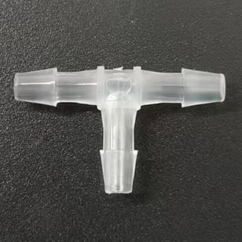 تركيب خرطوم بارب متساوي، 1/8 بوصة على شكل حرف T وصلة أنابيب بلاستيكية 3 طرق من البولي بروبلين موصلات أنابيب مضخة الهواء ملحقات جهاز الربط محول الاتحاد قارب الماء الهواء O2 الوقود 20 قطعة in Kuwait