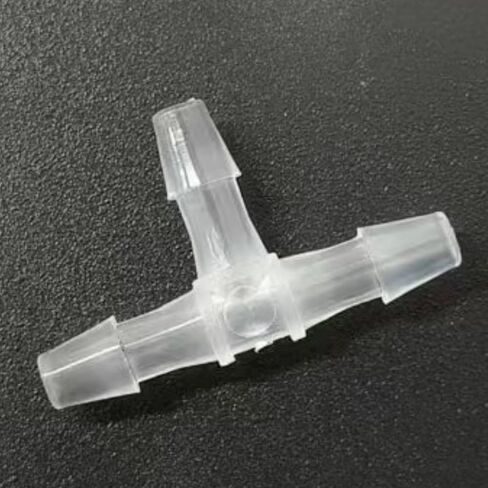 تركيب خرطوم بارب متساوي، 1/8 بوصة على شكل حرف T وصلة أنابيب بلاستيكية 3 طرق من البولي بروبلين موصلات أنابيب مضخة الهواء ملحقات جهاز الربط محول الاتحاد قارب الماء الهواء O2 الوقود 20 قطعة in Kuwait