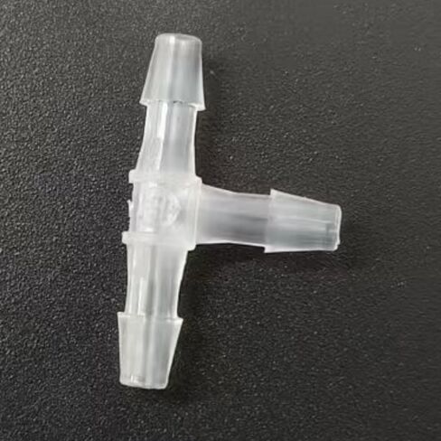 تركيب خرطوم بارب متساوي، 1/8 بوصة على شكل حرف T وصلة أنابيب بلاستيكية 3 طرق من البولي بروبلين موصلات أنابيب مضخة الهواء ملحقات جهاز الربط محول الاتحاد قارب الماء الهواء O2 الوقود 20 قطعة in Kuwait