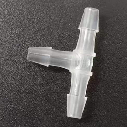 تركيب خرطوم بارب متساوي، 1/8 بوصة على شكل حرف T وصلة أنابيب بلاستيكية 3 طرق من البولي بروبلين موصلات أنابيب مضخة الهواء ملحقات جهاز الربط محول الاتحاد قارب الماء الهواء O2 الوقود 20 قطعة in Kuwait