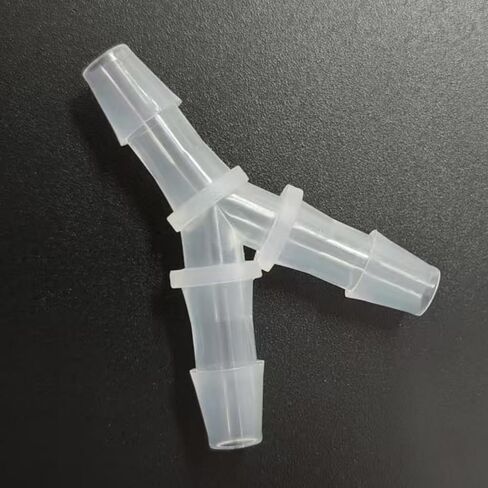 1/4 "خرطوم بارب المناسب متساوية الشائكة Y على شكل 3 طريقة البلاستيك المشترك جهاز الربط Mender محول الاتحاد لخط الهواء أنابيب الأنابيب 20 قطعة in Kuwait