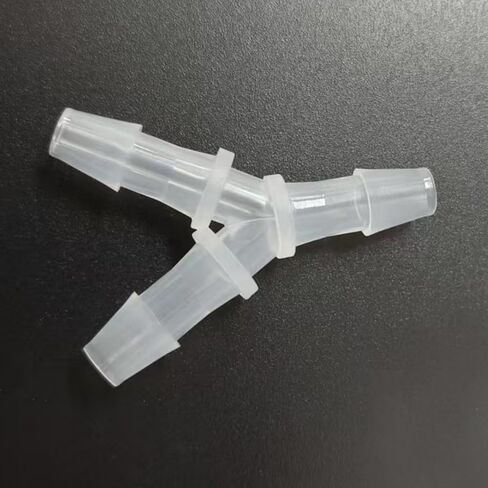 1/4 "خرطوم بارب المناسب متساوية الشائكة Y على شكل 3 طريقة البلاستيك المشترك جهاز الربط Mender محول الاتحاد لخط الهواء أنابيب الأنابيب 20 قطعة in Kuwait