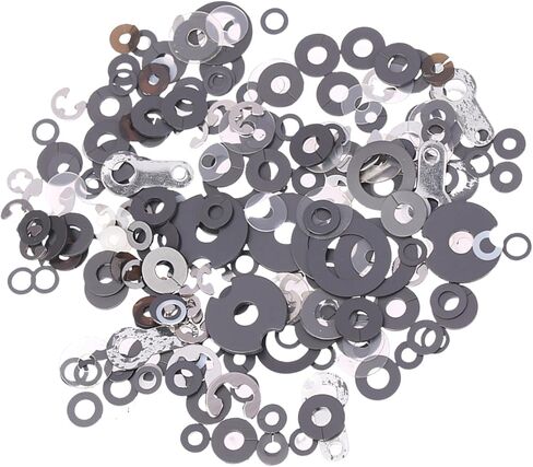 Metal Catches Locking Plate Clip 0.5-1.5cm Mixed Loading Pinch Roller Spacer for Home Appliances Repair Enduring in Saudi Arabia