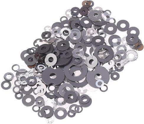 Metal Catches Locking Plate Clip 0.5-1.5cm Mixed Loading Pinch Roller Spacer for Home Appliances Repair Enduring in Saudi Arabia