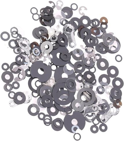 Metal Catches Locking Plate Clip 0.5-1.5cm Mixed Loading Pinch Roller Spacer for Home Appliances Repair Enduring in Saudi Arabia