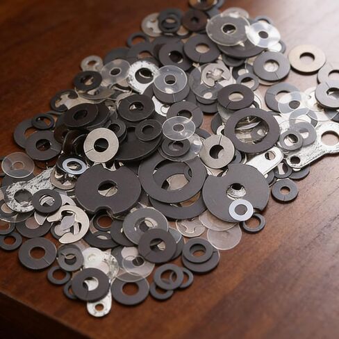 Metal Catches Locking Plate Clip 0.5-1.5cm Mixed Loading Pinch Roller Spacer for Home Appliances Repair Enduring in Saudi Arabia
