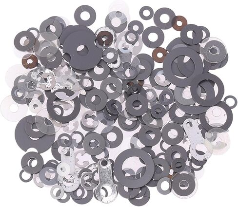 Metal Catches Locking Plate Clip 0.5-1.5cm Mixed Loading Pinch Roller Spacer for Home Appliances Repair Enduring in Saudi Arabia