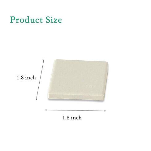 12-Piece Streak Plates Kit - Porcelain Plates for Mohs Hardness Test & Mineral Identification in Geology, Mining, and STEM Education in Kuwait