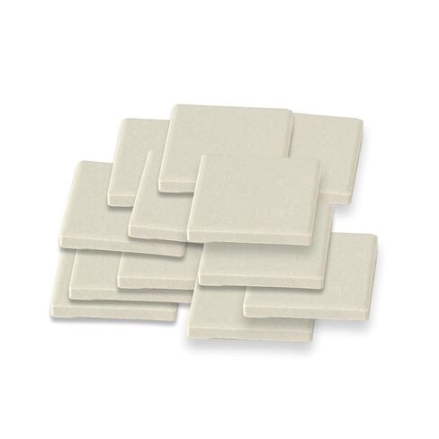 12-Piece Streak Plates Kit - Porcelain Plates for Mohs Hardness Test & Mineral Identification in Geology, Mining, and STEM Education in Kuwait