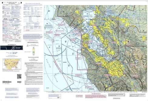 Expired FAA San Francisco Terminal Area Chart (TSF) - Wrapping Paper, Decoration, Training Use in Kuwait
