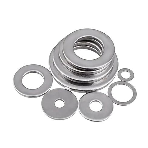 Stainless Steel 304 Large Thick Flat Sealing O-Ring Washers M3 /4/5 /6/8 /10/12 /16/18 /20(M3x9x1mm 50pcs) in Saudi Arabia