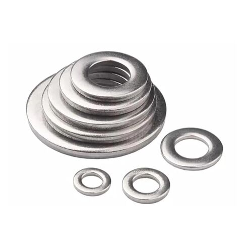 Stainless Steel 304 Large Thick Flat Sealing O-Ring Washers M3 /4/5 /6/8 /10/12 /16/18 /20(M3x9x1mm 50pcs) in Saudi Arabia