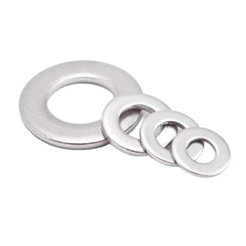 Stainless Steel 304 Large Thick Flat Sealing O-Ring Washers M3 /4/5 /6/8 /10/12 /16/18 /20(M3x9x1mm 50pcs) in Saudi Arabia