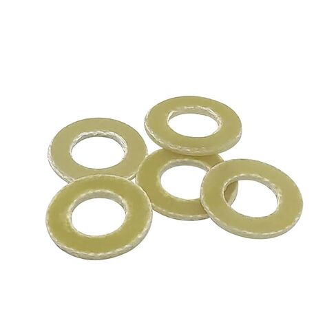 Bakelite Insulated Temperature Flat Washer Flame Retardant Epoxy Resin Sheet Yellow Electrical Gasket M3m5m6m12(20pcs M16X30X1.5) in Saudi Arabia