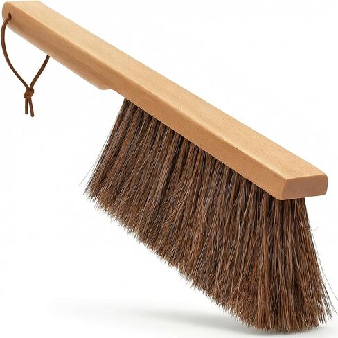 Takavu Multi-Purpose Counter Brush with Solid Wood Handle, Natural Horsehair Bristles for Gentle Dusting of Furniture, Drafting, Patio, Fireplace Cleaning, Shop Brush, Woodworking Tool & Accessories in Kuwait