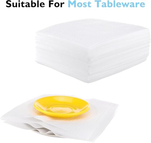 150 Sheets Packing Foam Sheets for Moving 10"x10" Cushion Foam Sheets for Packing Wrapping Fragiles, Packing Material for Moving Supplies, Alternative for Bubble Wrap in Saudi Arabia