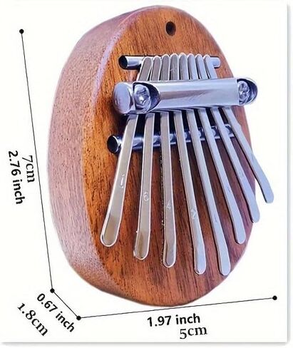 Eight Tone Kareimba Fingertip Piano for Party and Gifts Ages 14 and Up in Saudi Arabia