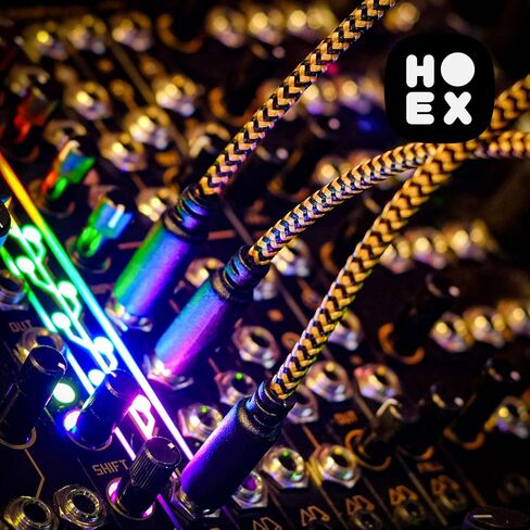 مجموعة كابلات Eurorack المضفرة المميزة - مجموعة من 20، 3.5 ملم 1/8 بوصة أحادية، موصلات مطلية بالذهب (20 سم، 40 سم، 60 سم، 90 سم) in Saudi Arabia