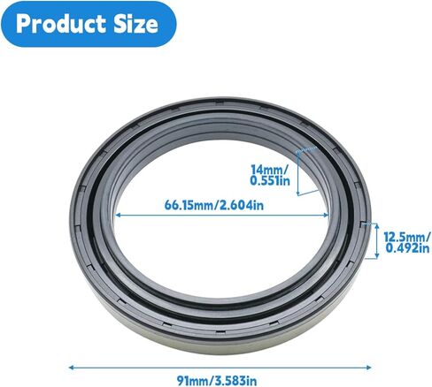 Drive Axle Oil Seal 66.15x91x12.5/14mm Hub Shaft Seals in Saudi Arabia