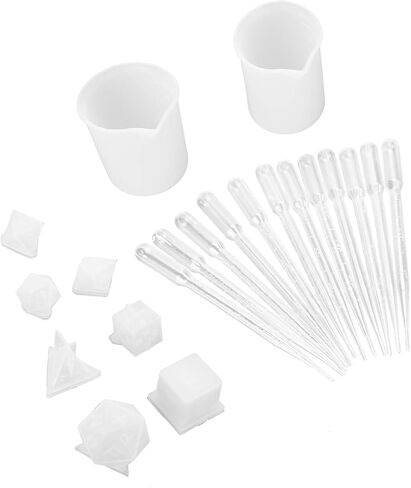 Silicone Molds, Silicone DIY Molds for Fillet Shape Numbers Game Dice and Mirror Craft Making in Kuwait