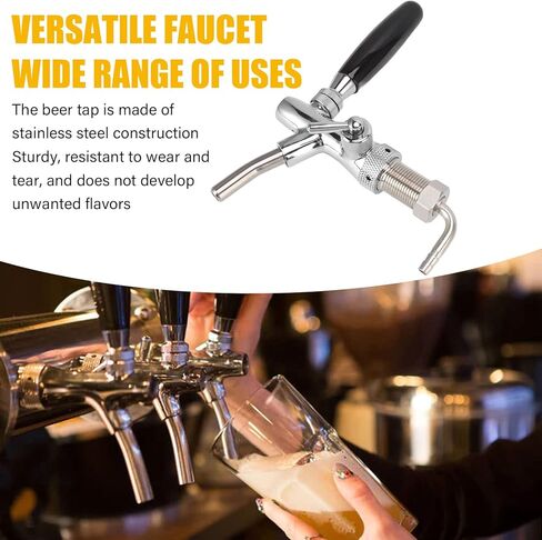 Beer Tap, G5/8 Beer Faucet for Draft Beer Dispensing - Ideal for Brewing Enthusiasts and Bar Owners in Kuwait