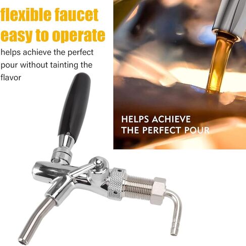 Beer Tap, G5/8 Beer Faucet for Draft Beer Dispensing - Ideal for Brewing Enthusiasts and Bar Owners in Kuwait
