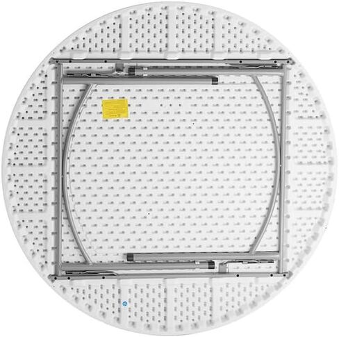 20 Pack! 60 in. White Round Folding Table Round Tables for Parties Plastic Circle Table Outdoor Round Folding Table Foldable Round Table Portable Bar Table for Party Folding Desk Round Fold Up Table in Kuwait