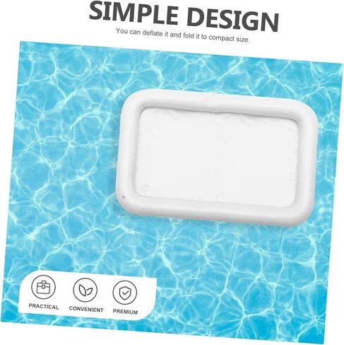 MERRYHAPY 2pcs Inflatable Ice Serving Bar Cooler Pool Parties Picnics Bbqs Large Capacity for Drinks Fruits Easy to Inflate for Summer Events in Saudi Arabia