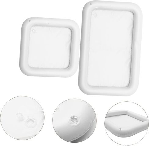 MERRYHAPY 2pcs Inflatable Ice Serving Bar Cooler Pool Parties Picnics Bbqs Large Capacity for Drinks Fruits Easy to Inflate for Summer Events in Saudi Arabia