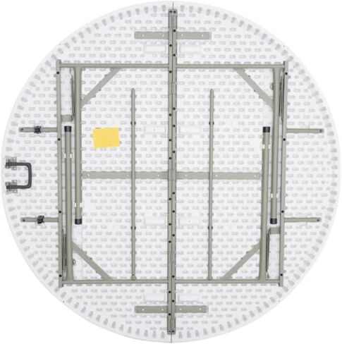 5 عبوات 60 بوصة. طاولة مستديرة بيضاء قابلة للطي طاولات مستديرة للحفلات طاولة دائرية بلاستيكية في الهواء الطلق طاولة مستديرة ثنائية الطي طاولة مستديرة قابلة للطي طاولة بار محمولة للحفلات مكتب ثنائي الطي مستدير قابل للطي in Kuwait