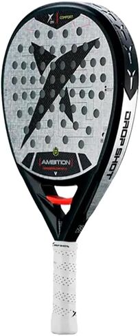 Drop Shot Conqueror Comfort 1.0 Padel Racket – Carbon 3K Face with Eva Soft Core – Teardrop Shape Mid Balance – Advanced Vibration Reduction for Precision and Comfort in Kuwait
