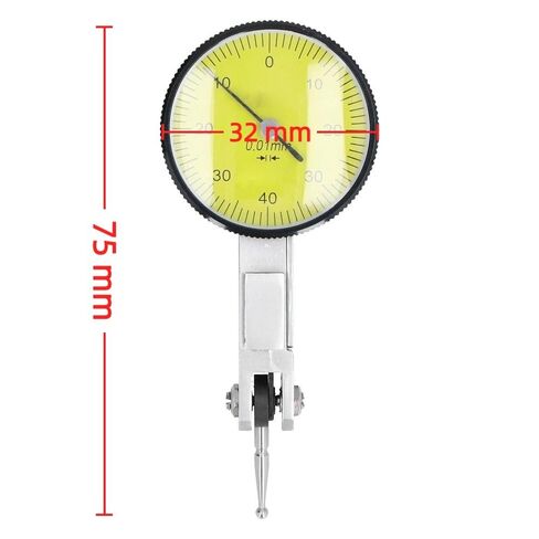 مؤشرات اختبار الاتصال الهاتفي 0-0.8 مم | أداة قياس ذراع قياس مؤشر القرص مع قضبان متداخلة مترية للفحص الميكانيكي in Kuwait