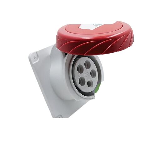 PKF16G735 415V Waterproof Concealed Straight Industrial Socket (16A 6h IP67 5P red) in Kuwait