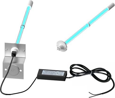 hqtelecom 24VAC UV Lamp for A/C HVAC Coil with 14W 14" UVC Light and Z-Bracket Magnet - Extra Bulb Included! in Saudi Arabia