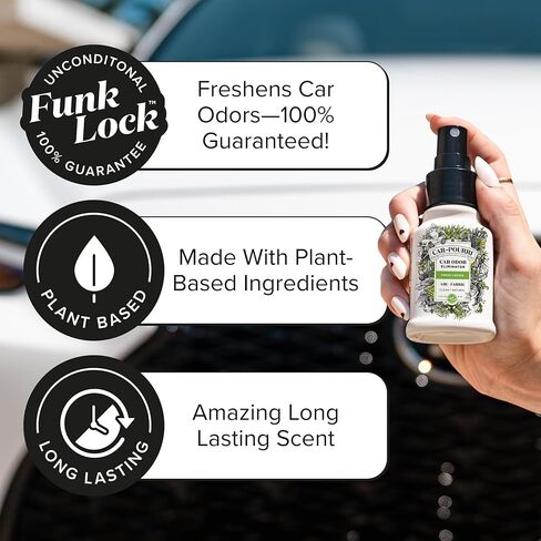 Car-Pourri هواء السيارة + بخاخ مزيل لرائحة القماش، هواء منعش، حجم مناسب للسفر 1.4 أونصة سائلة in Kuwait