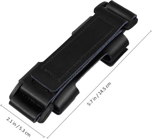 Healifty French Horn Hand Guard Strap with Pu Leather Pad Anti-slip Horn Hand Grip Protector for Musicians for Secure Playing in Saudi Arabia
