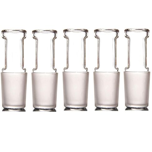 5Pcs 24/29 Glass Stopper Ground Joint Bottle Plug Lab Glassware in Kuwait