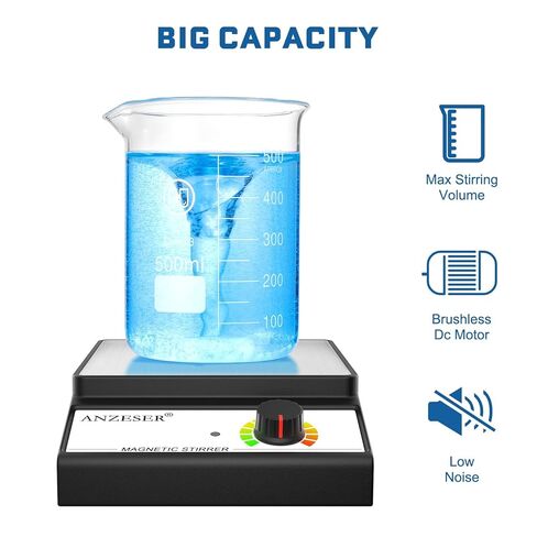 ضيقة مغناطيسية مع 4 أشرطة ضيقة ، صفيحة ضجة مع مسترجع شريط الحرك ، صفيحة محرك مغناطيسية 3000 مل ، 100-3000 دورة في الدقيقة خلاط مغناطيسي (بدون تسخين) in Kuwait