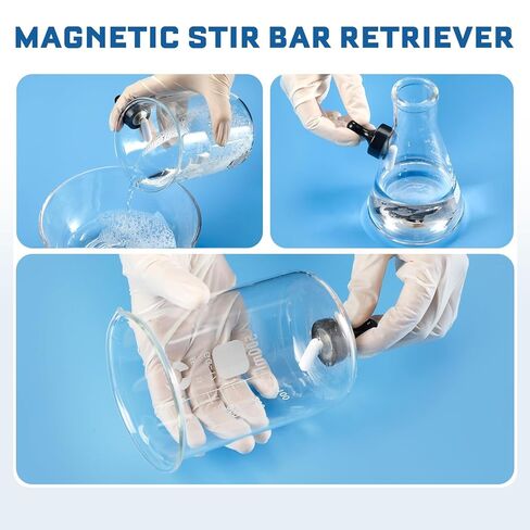 ضيقة مغناطيسية مع 4 أشرطة ضيقة ، صفيحة ضجة مع مسترجع شريط الحرك ، صفيحة محرك مغناطيسية 3000 مل ، 100-3000 دورة في الدقيقة خلاط مغناطيسي (بدون تسخين) in Kuwait