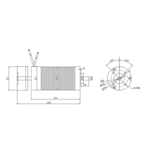 48v 500W brushless Spindle Motor in Saudi Arabia