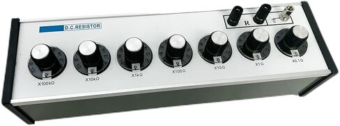 صندوق مقاومة العقد 7 أقراص صندوق مقاومة التيار المستمر مع نطاق قياس من 0.1 إلى 1111111.0 أوم الحد الأدنى لقيمة الخطوة 0.01 أوم للاستخدام في المصانع والمدارس والمؤسسات البحثية in Kuwait