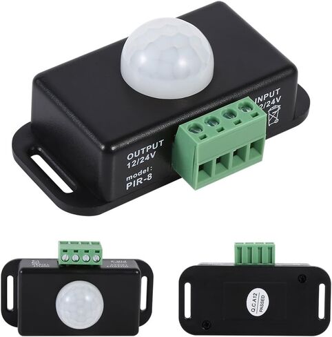 مفتاح مستشعر الحركة PIR سهل التركيب، ضوء LED لأمن المنزل، مفتاح الإضاءة التلقائي في الداخل in Saudi Arabia