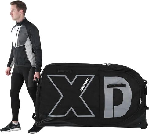 Bike Travel Bag With Wheels for 26/27.5/29in MTB & 700C Road Road Bike Travel Case Waterproof Oversized Capacity Bikes Box Bicycles Pro Transport Bikes Cover Wheel Protection Tubes & Z in Saudi Arabia