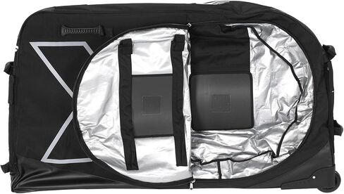 Road Bike Travel Case With Wheels for 26/27.5/29in MTB & 700C Road Oversized Capacity Bikes Box Waterproof Lightweight MTB Travel Bags Bicycles Pro Transport Bikes Cover in Kuwait