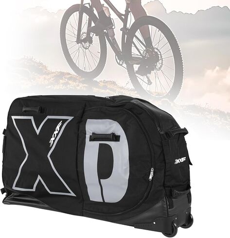 Generic Bicycles Pro Transport Bikes Cover With Wheels for 26/27.5/29in MTB & 700C Road Nylon 900D Soft Bike Transport Case Waterproof Wheel Protection Tubes & Zippers in Saudi Arabia