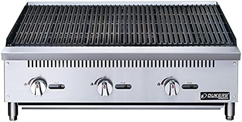 Dukers DCCB36 36" Heavy Duty Countertop Charbroiler in Saudi Arabia